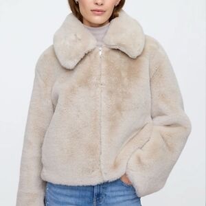 GAP Women's Tan Teddy Jacket